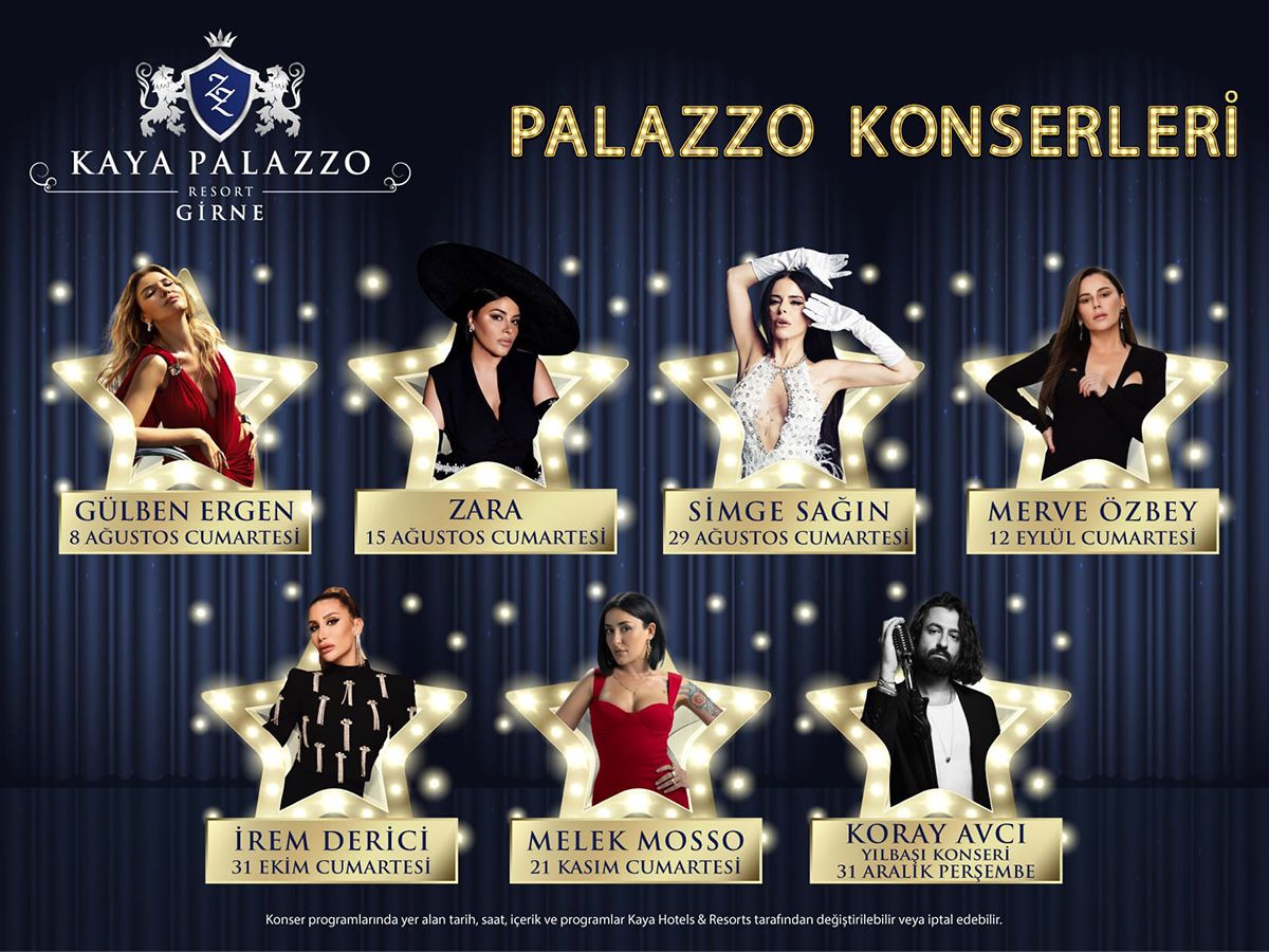 Kaya Palazzo Girne Konserleri